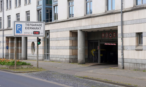 Tiefgarage Eiermarkt bleibt vorerst geschlossen.