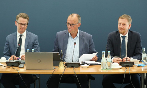 Linnemann, Merz, Kretschmer am 19.08.2024