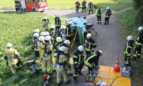 Feuerwehren aus Helmstedt übten im Landkreis Wolfenbüttel