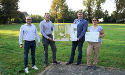 Carsten Hille, Marco Köster, Nils Neuhäuser und Sarah Zapf (v. li.).