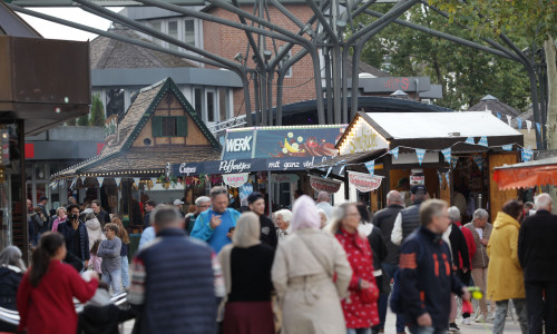 Trotz niedriger Temperaturen war der verkaufsoffene Sonntag gut besucht.