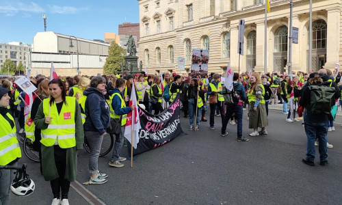 Demo von Kita-Erzieherinnen am 12.09.2024