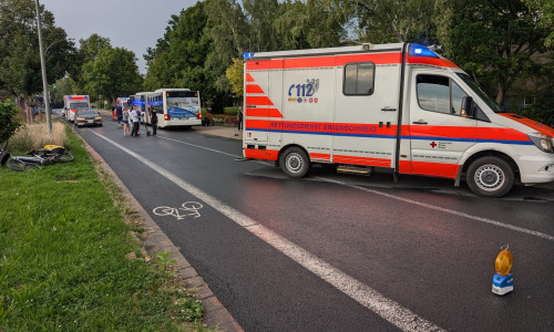 Auf der Cranachstraße kam es am Abend zu einem Unfall. 