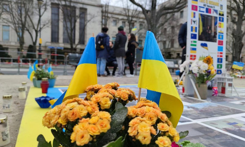 Protest vor der russischen Botschaft (Archiv)