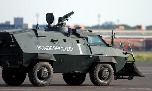 Panzer der Bundespolizei (Archiv)