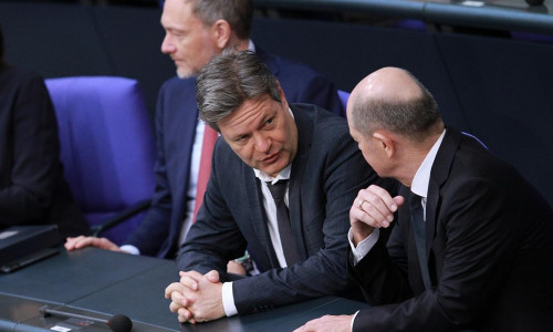 Christian Lindner, Robert Habeck, Olaf Scholz (Archiv)