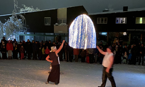 Feuershow zum Winterfest in Hahnenklee.