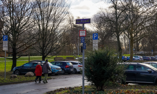 Dieser Parkplatz wird an zwei Tagen nicht zur Verfügung stehen. Archivbild