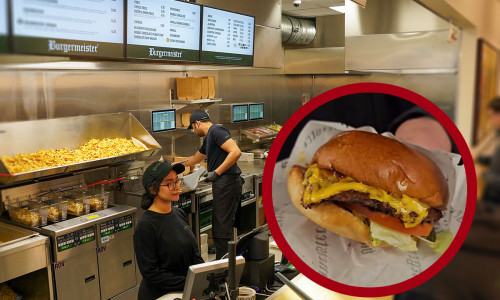 In den Schloss-Arkaden bietet Burgermeister nun frische Burger mit Berliner Flair an.