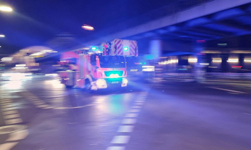 Berliner Feuerwehr im Einsatz am 01.01.2025