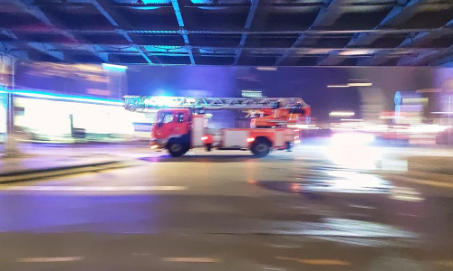 Berliner Feuerwehr im Einsatz am 01.01.2025