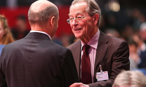 Olaf Scholz und Franz Münteferting am 11.01.2025