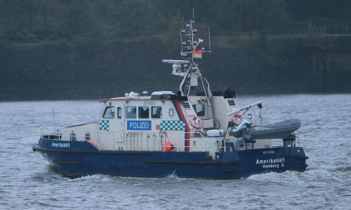 Polizeiboot im Hamburger Hafen (Archiv)