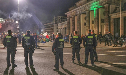 "Smoke-in" vor dem Brandenburger Tor (Archiv)