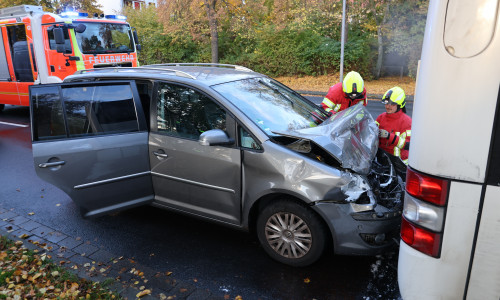 Auf der Kattowitzer Straße kam es am heutigen Freitag zu einem Auffahrunfall.
