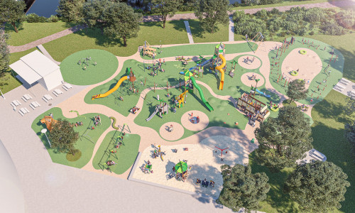 So könnte der neue Löwen-Spielplatz aussehen. 