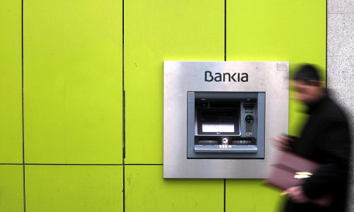 Geldautomat der Bankia-Bank in Spanien (Archiv)