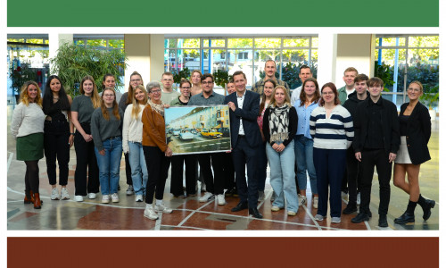 Auszubildende aus Halberstadt wurden in Wolfsburg begrüßt. 