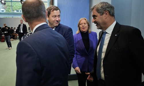 Pressekonferenz nach Koalitionsausschuss am 09.10.2025