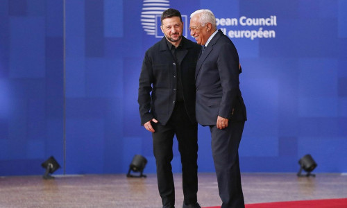 Wolodymyr Selenskyj und António Costa am 23.10.2025