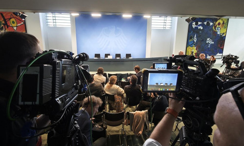 Pressekonferenz nach Koalitionsausschuss am 09.10.2025