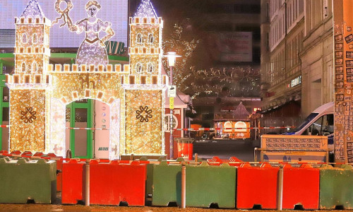 Magdeburger Weihnachtsmarkt nach Anschlag 2024 (Archiv)