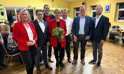 Dunja Kreiser, Martin Albinus, Marcus Bosse, Andrea Föniger, Kolja Mühe, Jan Schröder und Philipp Ulrich bei der Nominierung. 