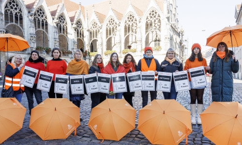 Der Arbeitskreis gegen Gewalt an Frauen hat wieder Aktionen zum internationalen Tag gegen Gewalt an Frauen am 25.11. in Braunschweig organisiert.