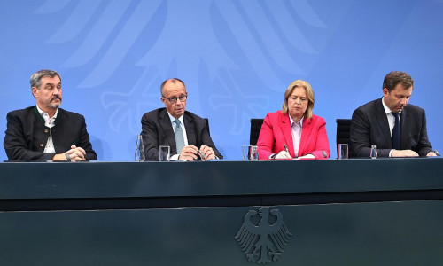 Söder, Merz, Bas und Klingbeil (Archiv)