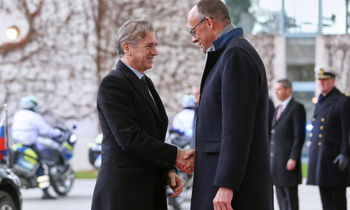 Robert Golob und Friedrich Merz am 28.11.2025