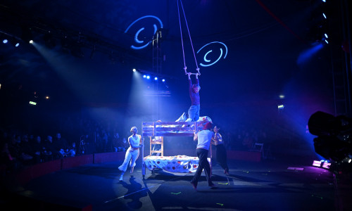 Von Akrobatik in der Luft und am Boden bis hin zur Jonglage: Nachwuchs-Artistinnen und Artisten präsentieren in der Braunschweiger Wintermanege vom 19. bis zum 22. Dezember eine eindrucksvolle Show. 