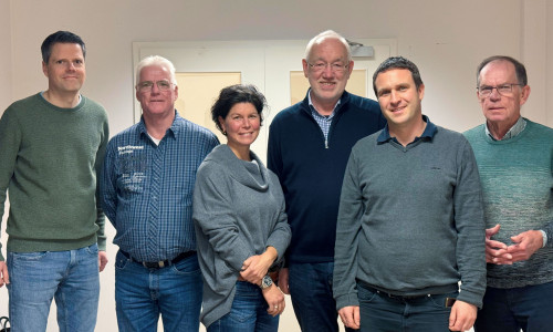 Von links: Matthias Thomas, Ralf Kiepert, Julia-K. Spittel-Dimitrijevic, Hans-Herbert Jagla, Michael Berger und Gerhard Wandt.