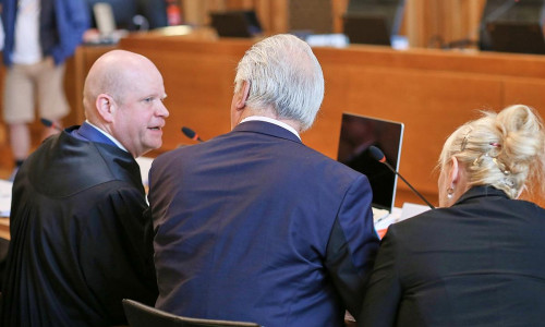 Ulrich Vosgerau, Jürgen Elsässer, Stephanie Elsässer (Archiv)