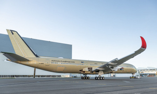 Der Airbus A350-1000ULR (Ultra Long Range) soll fast einen ganzen Tag in der Luft sein.  (Bild: Herve Gousse/Qantas)