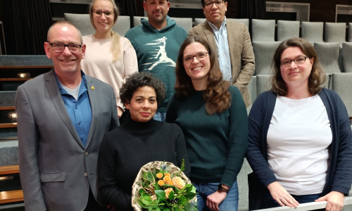 Henrik Kühn, Vivien Kraas, Maike Geßing, Dennis Mauke, Nicole Siemens, Jens Jagdmann und Hilke-Inse Mittag (v. li.).