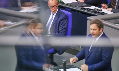 Friedrich Merz und Lars Klingbeil am 28.11.2025