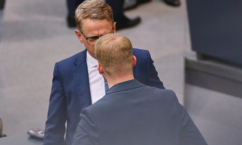 Carsten Linnemann und Tim Klüssendorf (Archiv)
