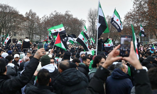 Syrer in Deutschland feiern den Sturz von Assad in Syrien (Archiv)