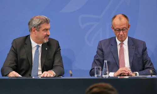 Markus Söder und Friedrich Merz (Archiv)