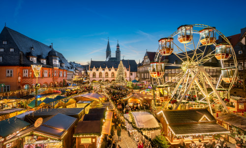 Der Goslarer Weihnachtsmarkt. Archivbild