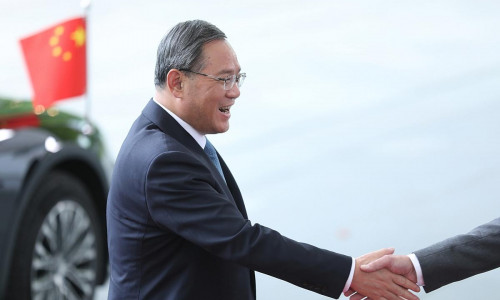 Li Qiang, Ministerpräsident von China, 2023 in Berlin