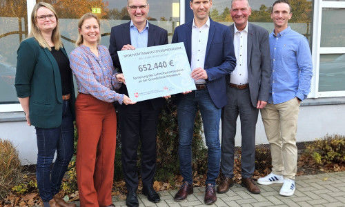 Sabrina Dierks, Kirsikka Lansmann, Stephan Manke, Andreas Ritter, Holger Schulz und Christopher Klein (v. li.).