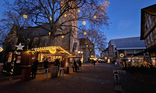 Die Weihnachtsbeleuchtung in der Peiner Innenstadt konnte dank einer Förderung erweitert werden.