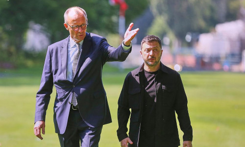 Friedrich Merz und Wolodymyr Selenskyj (Archiv)