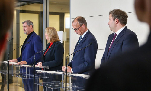 Pressekonferenz nach Koalitionsausschuss am 13.11.2025