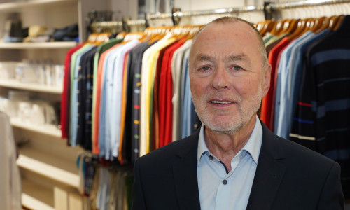 Geschäftsführer Harald Borm schließt seinen Laden "Erdbrink & Vehmeyer".