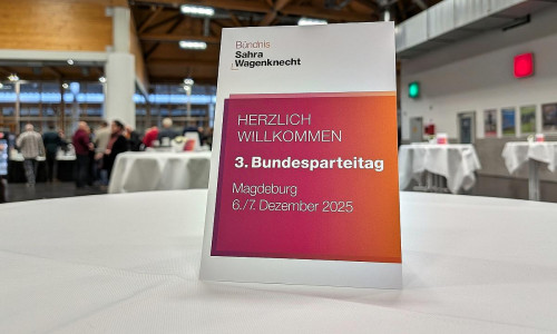 3. BSW-Bundesparteitag im Dezember 2025