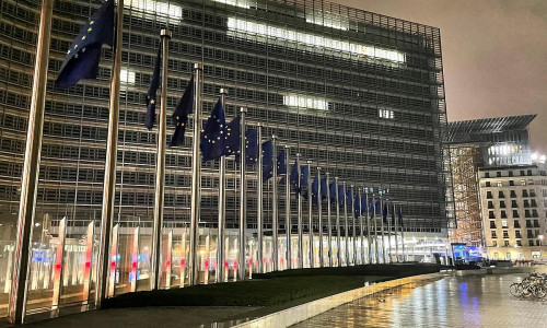 EU-Gebäude am 19.12.2025