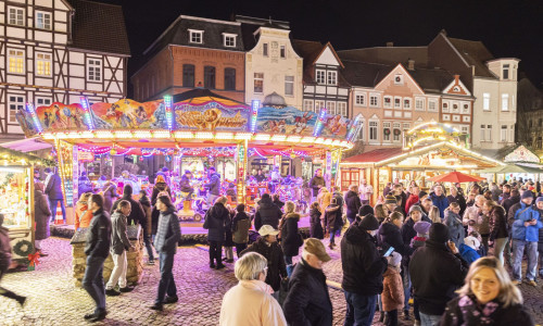 Die Weihnachtsstadt Peine hat bis einschließlich Dienstag, 23. Dezember, geöffnet.