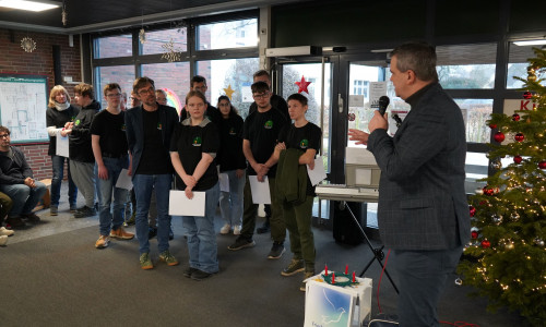 Reiko Linzer, stellvertretender Schulleiter der Schule am Harly, hat das Projekt maßgeblich begleitet und koordiniert.